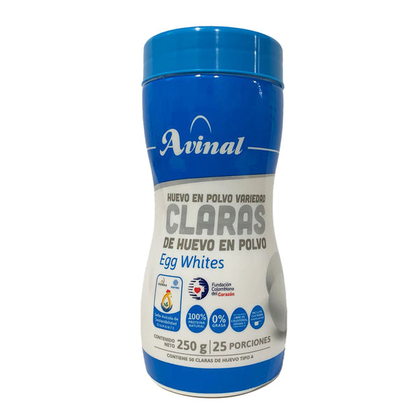 CLARA DE HUEVO AVINAL 250G EN POLVO